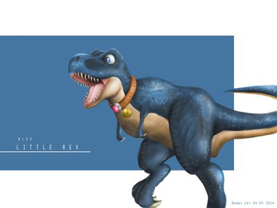 Babuy Rex Blue
art by dennismith
Keywords: dinosaur;theropod;tyrannosaurus_rex;trex;feral;solo;hatchling;non-adult;dennismith