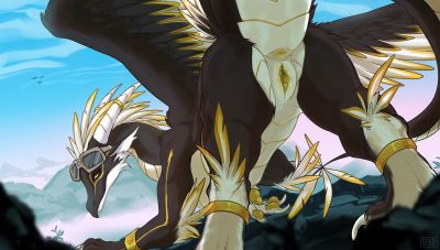 High Altitude
art by DFKR
Keywords: dragoness;female;feral;solo;vagina;presenting;DFKR