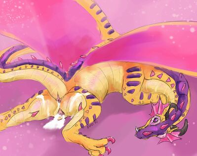 Kinkajou (Wings_of_Fire)
art by diamondbackdrake
Keywords: wings_of_fire;rainwing;dragoness;female;feral;solo;vagina;spooge;kinkajou;diamondbackdrake