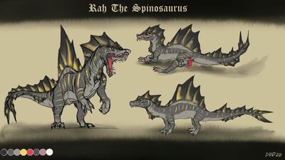 Rah the Spinosaurus
art by diamondbackdrake
Keywords: dinosaur;theropod;spinosaurus;male;feral;solo;penis;reference;spooge;diamondbackdrake
