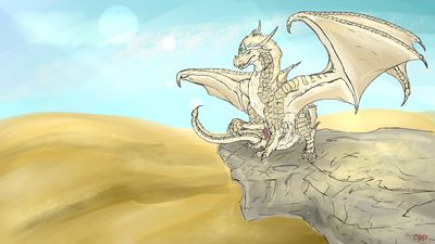 Taipan the Sandwing (Wings_of_Fire)
art by diamondbackdrake
Keywords: wings_of_fire;sandwing;dragoness;female;feral;solo;vagina;diamondbackdrake