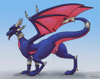 Cynder Presenting
art by digitoxici
Keywords: videogame;spyro_the_dragon;cynder;dragoness;female;feral;solo;vagina;spooge;digitoxici