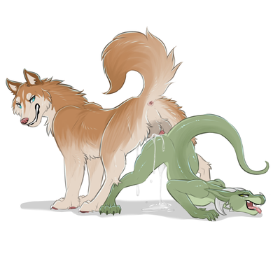 Husky and Kobold
art by digitoxici
Keywords: dungeons_and_dragons;dragoness;kobold;furry;canine;dog;husky;male;female;feral;anthro;M/F;penis;tied;spooge;digitoxici