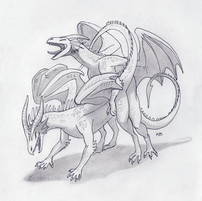 Feral Dragons Mating
art by dimension
Keywords: dragon;dragoness;male;female;feral;M/F;from_behind;dimension