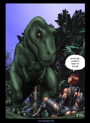 Dino Crisis (12 of 12)
art by nihaotomita
Keywords: comic;beast;videogame;dino_crisis;dinosaur;tyrannosaurus_trex;trex;male;feral;human;woman;female;regina;M/F;suggestive;nihaotomita
