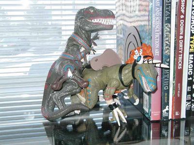 Dino Figurine Pose 1
unknown creator
Keywords: dinosaur;theropod;tyrannosaurus_rex;trex;male;female;anthro;M/F;from_behind;humor