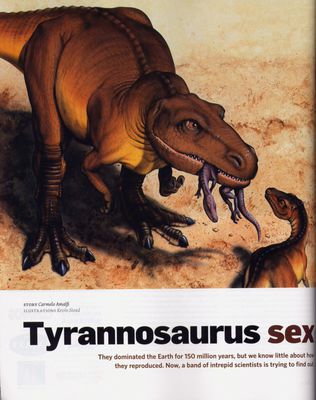 Tyrannosaurus sex 1
article by Carmelo Amalfi
Keywords: dinosaur;theropod;tyrannosaurus_rex;trex;feral;article;cosmos;magazine;carmelo_amalfi