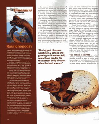 Tyrannosaurus sex 3
article by Carmelo Amalfi
Keywords: dinosaur;theropod;tyrannosaurus_rex;trex;feral;article;cosmos;magazine;carmelo_amalfi