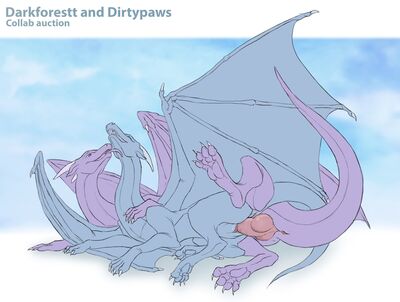 Dragons Spooning
art by dirty.paws and darkforestt
Keywords: dragon;dragoness;male;female;feral;M/F;penis;spoons;vaginal_penetration;dirty.paws;darkforestt