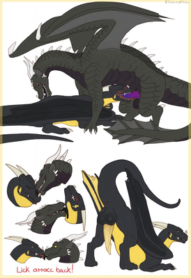 Revo and Soldawn
art by dirtyfox911911
Keywords: dragon;male;feral;solo;M/M;penis;oral;dirtyfox911911