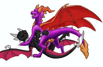 Cynder and Spyro Having Sex
art by dirtyfox911911
Keywords: videogame;spyro_the_dragon;dragon;dragoness;spyro;cynder;male;female;anthro;M/F;penis;missionary;vaginal_penetration;dirtyfox911911