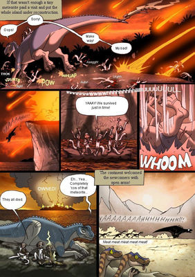 Disney Dinosaur 2
art by isismasshiro
Keywords: comic;disney_dinosaur;furry;primate;lemur;dinosaur;hadrosaur;iguanodon;theropod;raptor;aladar;male;feral;non-adult;isismasshiro