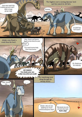 Disney Dinosaur 3
art by isismasshiro
Keywords: comic;disney_dinosaur;dinosaur;hadrosaur;iguanodon;aladar;neera;bruton;male;female;feral;non-adult;isismasshiro