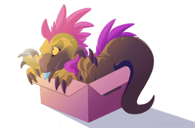 A Box Of Ror
art by dnk-anais
Keywords: dinosaur;theropod;raptor;anthro;solo;non-adult;dnk-anais