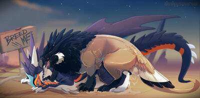 Bred By A Gryphon
art by dnk-anais
Keywords: gryphon;dragoness;male;female;feral;M/F;penis;from_behind;vaginal_penetration;spooge;dnk-anais