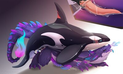 Orca on Dragon
art by dnk-anais
Keywords: dragon;furry;cetacean;orca;male;feral;M/M;penis;from_behind;anal;internal;spooge;dnk-anais