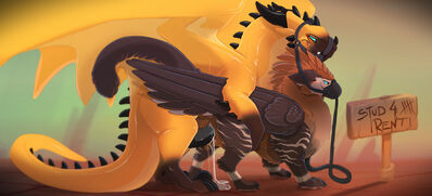 Cyrakhis and Rezzit Mating
art by dnk-anais
Keywords: dragon;gryphon;male;female;feral;M/F;bondage;penis;from_behind;vaginal_penetration;spooge;dnk-anais