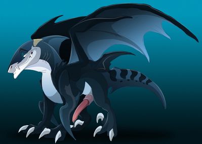 Sharky Plz
art by dnk-anais
Keywords: dragon;shark;hybrid;feral;male;solo;penis;dnk-anais