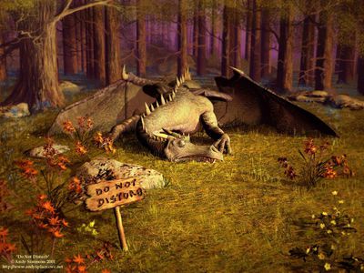 Do Not Disturb
art by andy_simmons
Keywords: dragon;feral;solo;non-adult;cgi;non-adult;andy_simmons