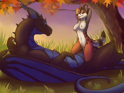 A Dessert Fit For A Dragon
art by dog-bone
Keywords: dragon;male;feral;furry;canine;anthro;breasts;M/F;penis;cowgirl;vaginal_penetration;spooge;dog-bone