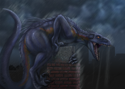 Indoraptor
art by dolphinwarrior
Keywords: jurassic_world;dinosaur;theropod;raptor;indoraptor;female;feral;solo;non-adult;dolphinwarrior