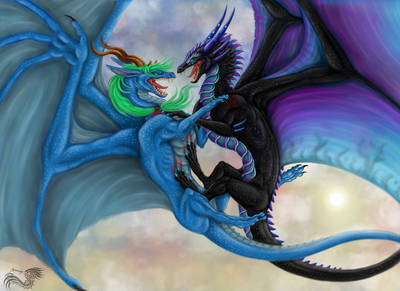 Dominance Display
art by yamiyo
Keywords: dragon;male;feral;fight;non-adult;yamiyo