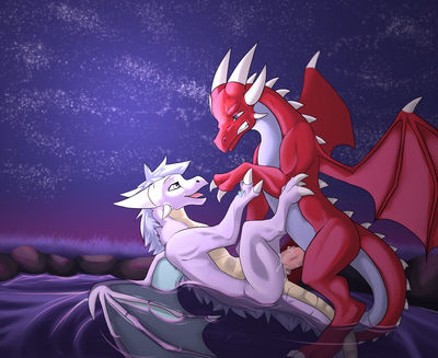 Cyndi and Dorga Mating
art by dorga
Keywords: dragon;dragoness;male;female;feral;M/F;penis;missionary;spooge;dorga