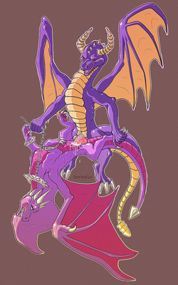 Skybrazzers
art by doritofur
Keywords: videogame;spyro_the_dragon;skylanders;dragon;dragoness;spyro;cynder;male;female;anthro;M/F;bondage;penis;missionary;vaginal_penetration;spooge;doritofur