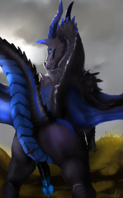 Dragon Booty
art by dradgien
Keywords: dragon;feral;male;solo;penis;dradgien