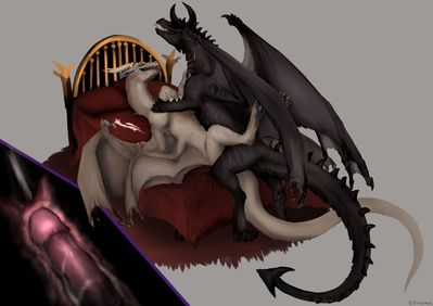 Drad and Malik Mating
art by dradmon
Keywords: dragon;dragoness;male;female;feral;M/F;penis;missionary;internal;dradmon