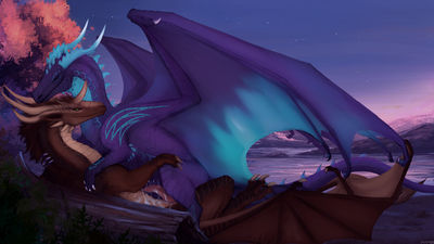 Shale and Xenthra Mating alt
art by dradmon
Keywords: dragon;dragoness;male;female;feral;M/F;penis;cowgirl;suggestive;spooge;dradmon