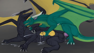 Drakes Having Fun
art by dradmon
Keywords: dragon;male;feral;M/M;penis;from_behind;masturbation;anal;ejaculation;orgasm;spooge;dradmon