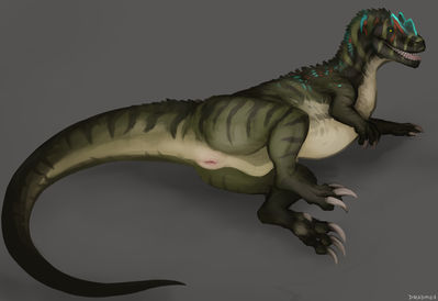 Ceratosaurus
art by dradmon
Keywords: dinosaur;theropod;ceratosaurus;female;feral;solo;vagina;dradmon