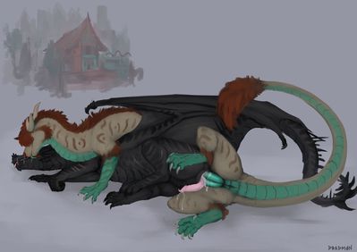 Drad Fitz Spoons
art by dradmon
Keywords: eastern_dragon;dragon;dragoness;male;feral;M/M;penis;hemipenis;spoons;anal;cloacal_penetration;spooge;dradmon