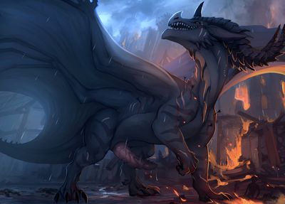 Iggy
art by dradmon
Keywords: dragon;male;feral;solo;penis;spooge;dradmon