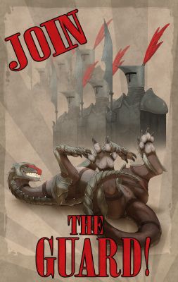 Join The Guard
art by DragoDi
Keywords: dragoness;female;feral;solo;vagina;presenting;DragoDi