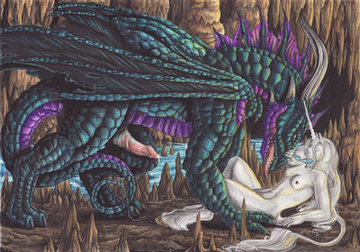 Dragon and Unicorn
unknown creator
Keywords: dragon;male;feral;furry;equine;unicorn;female;anthro;breasts;M/F;penis;suggestive