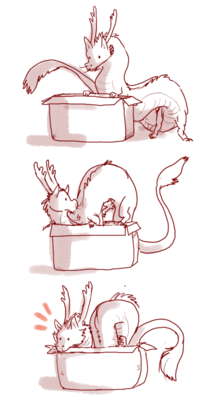 Dragon In A Box
art by iguanamouth
Keywords: comic;eastern_dragon;dragon;feral;humor;solo;non-adult;iguanamouth