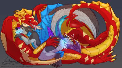 Lover's Night
art by dragonboii78
Keywords: dragon;furry;canine;male;female;feral;M/F;penis;hemipenis;cowgirl;vaginal_penetration;ejaculation;orgasm;spooge;dragonboii78