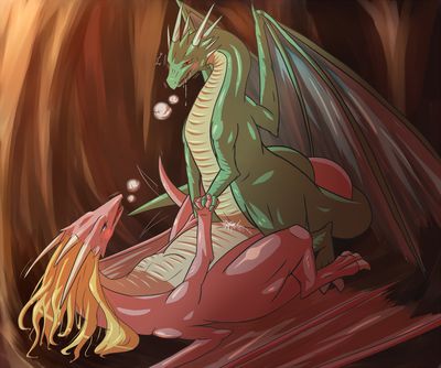 Cave Sex
unknown creator
Keywords: dragon;dragoness;male;female;feral;M/F;missionary;suggestive;spooge