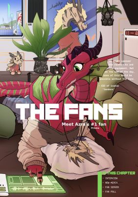 Number One Fan (Wings_of_Fire)
art by dragonsponies or creativeclaws
Keywords: wings_of_fire;rainwing;dragoness;female;feral;solo;non-adult;dragonsponies;creativeclaws