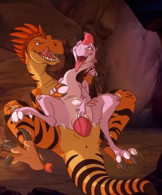 Ruby Cave
art by Draigar_FireCrystal
Keywords: cartoon;land_before_time;lbt;dinosaur;theropod;raptor;oviraptor;male;female;feral;M/F;penis;reverse_cowgirl;vaginal_penetration;Draigar_FireCrystal