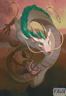 Haku's Noodles (Spirited_Away)
art by drakawa
Keywords: anime;spirited_away;haku;eastern_dragon;dragon;male;feral;solo;penis;hemipenis;drakawa