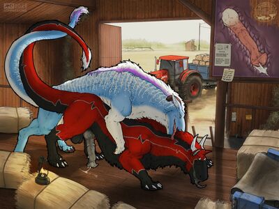 Brisk Barn
art by drake1dragon
Keywords: dragon;felkin;male;feral;M/M;penis;from_behind;anal;internal;spooge;drake1dragon