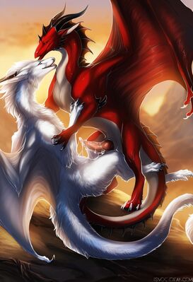 Drakes in Flight
unknown creator
Keywords: dragon;male;feral;M/M;penis;missionary;suggestive;spooge