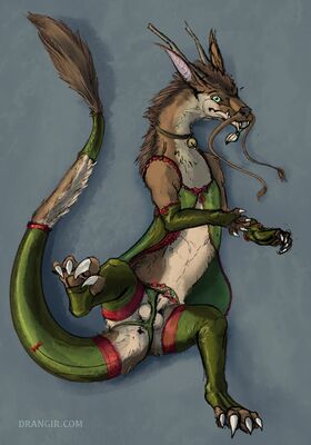 Dragon in Lingerie
art by drangir
Keywords: eastern_dragon;dragon;male;feral;solo;sheath;lingerie;suggestive;drangir