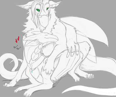 Cuddles and Love
art by drayke_eternity
Keywords: dragon;dragoness;male;female;feral;M/F;romance;non-adult;drayke_eternity