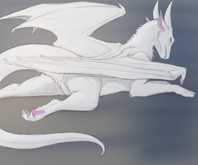 White Fluffy Beauty
art by drayke_eternity
Keywords: dragoness;female;feral;solo;vagina;drayke_eternity