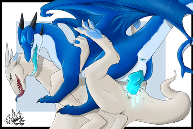 Mounting Malik
art by dreiko94
Keywords: dragon;dragoness;male;female;feral;M/F;penis;missionary;vaginal_penetration;spooge;dreiko94