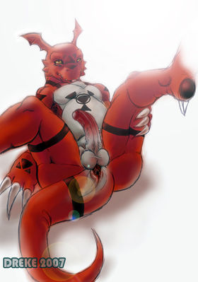 Guilmon
art by dreke
Keywords: anime;digimon;dragon;guilmon;male;anthro;solo;penis;dreke